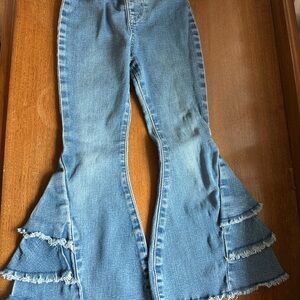 Girl’s Blue Flared Jeans